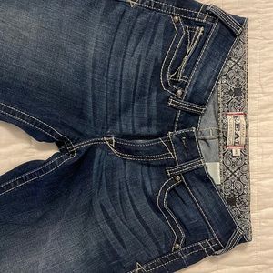 Ariat R.E.A.L Mid Rise Stretch Entwined Boot Cut Jeans